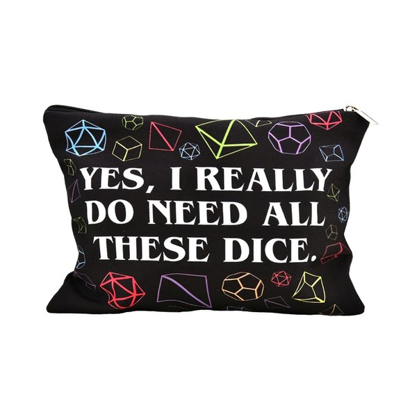 Sisadodo DND Dice Bag for Men Women Yes I Really