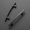 Ravinte 1 Pack | 6'' Curved Cabinet Pulls Matte Black
