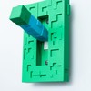Rangus3D Abstract Cube Light Switch Plate - Pixel Game Light