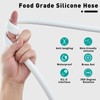 Ultra-Soft Silicone Shower Hose 59 Inches - Handheld Extra Long