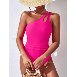 BEILON one Piece Swimsuit (as1, Alpha, m, Regular, Regular, hot Pink)