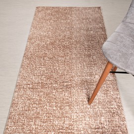 Custom Length, Slip Resistant Modern Striped Carpet Runner Rug Mat for Entry Hallway Kitchen Laundry, Machine Washable, Light Weight, 26 inch x 22 feet