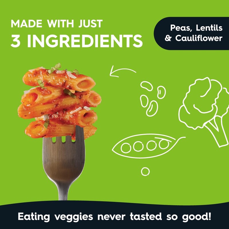 Veggiecraft Farms Penne Pasta - Low Carb Pasta, High Protein,