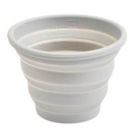 Silicone Collapsible Cups for Traveling, Reusable Folding Travel Cup, Small Portable Backpacking Camping Cup for Outdoor, 300ml, 1Pack