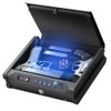 Biometric Quick Access Gun Safe for 2 Pistols,3 Ways Unlock