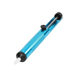 NORYEEBRAN Solder Sucker Desoldering Pump Soldering Iron Auxiliary Tool Manual Desoldering Suction Pump Vacuum Pump Solder Removal Tool Cyan