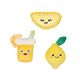Fringe Studio Plush Dog Toy, 3 Pieces Set, Sour You Doing?, Pet Shop Collection (662169)