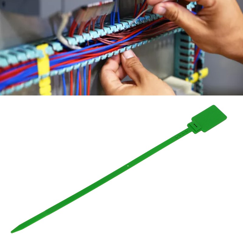 50Pcs RFID Tie Tag Anti Theft 915MHz PP Strong Sealing