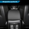 AOMSAZTO Armrest Covers for 2017-2020 Ford Fusion Black Leather