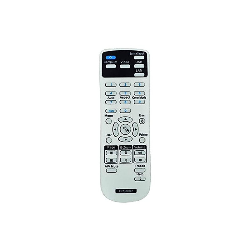 Universal Ersatz Fernbedienung passend für Epson 154720001 EB-C28SH EB-S4 EB-X24
