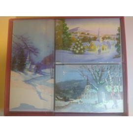 image arts Pack of 15 Christmas Greetings Cards with envelopes 3 design 5 each