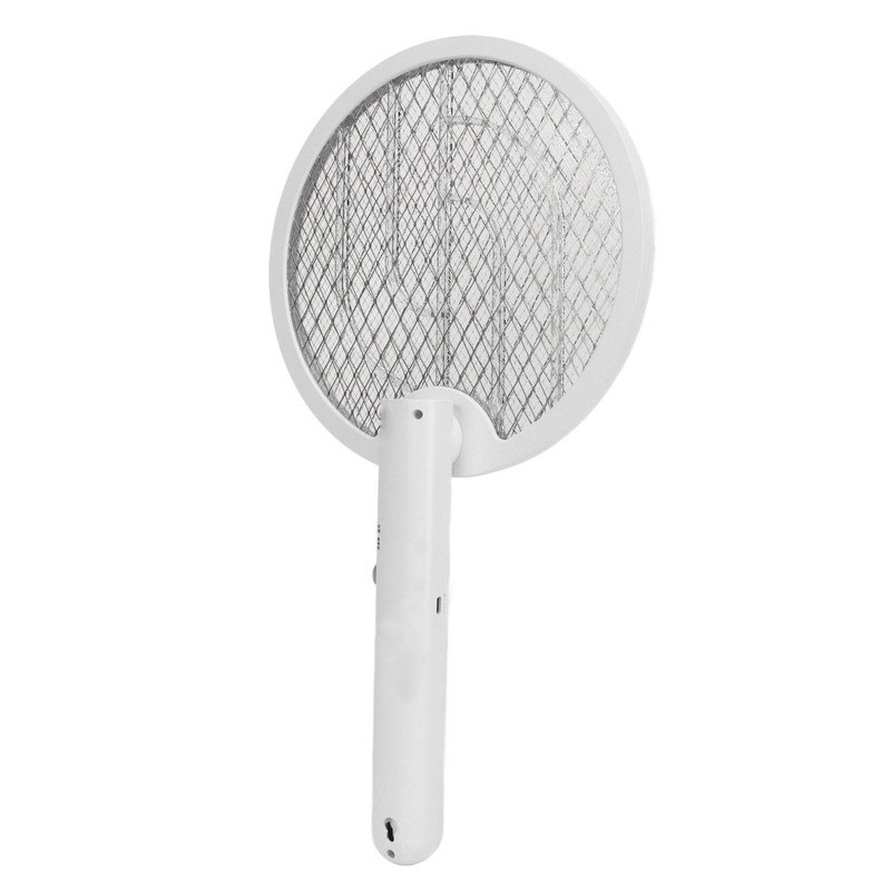 2 in 1 Electric Fly Swatter Rotatable Fly Killer Light