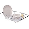 Dish Drying Rack Expandable Dishes Drainer Over The Sink Adjustable