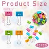 Pack of 40 Foldback Clips, 19 mm, Foldback Clips, Paper