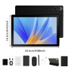 Jeazans 10.1" Android 14 Octa-Core Tablet 12GB+64GB With Keyboard/Mouse Touchscreen