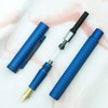 Asvine Blue Forest Fountain Pen Fine Nib, Classic Design with