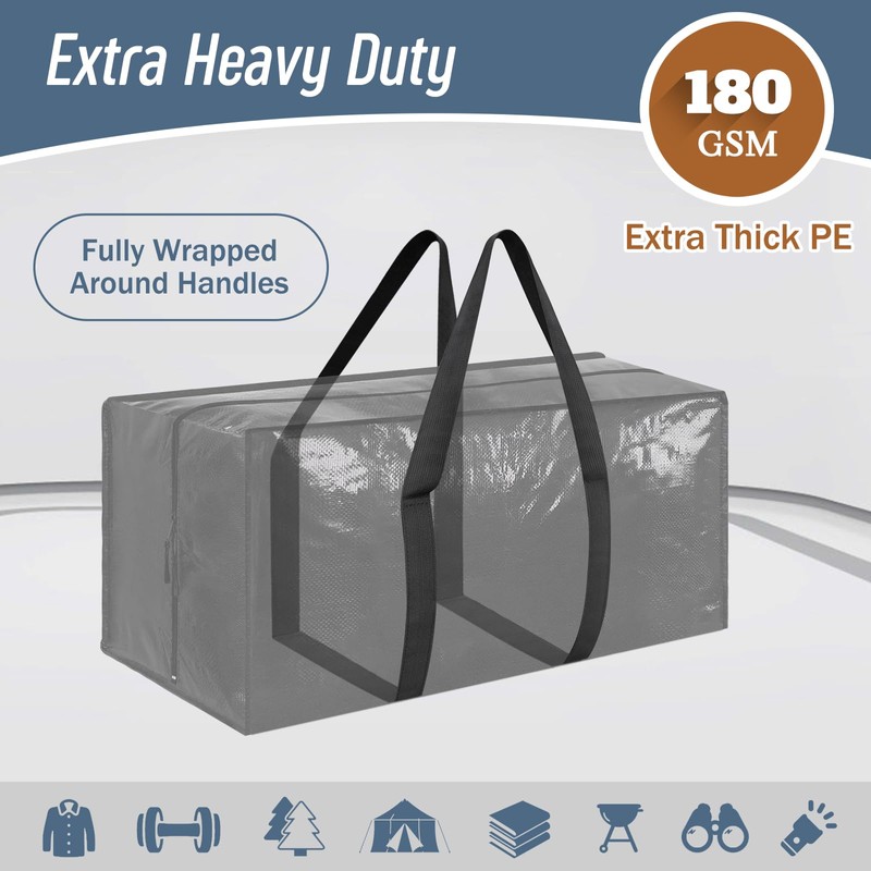 12 Pack Extra Heavy Duty Large Moving Bags with Strong