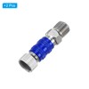 PATIKIL 1/8 Air Brush Connector Adapters, 2pcs Air Brush Quick