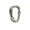 Skull Style Carabiner Clip with Articulated Cervical Column Clasp,Hiking Backpacking