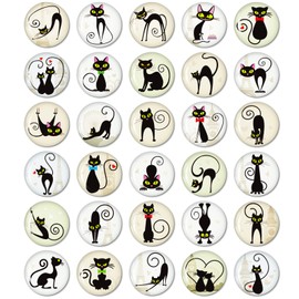 Cat Magnets for Fridge Refrigerator Locker Cute Funny Magnets Kitchen School Cabinets Classroom Whiteboard Office Cubicle Magnetic Board Decorative Magnets Gifts for Adults
