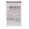 MRS. MEYER'S Dryer Sheets,Lavender, 80 SHT, EA-1