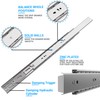 HOMANDS 14 Inch Soft Close Drawer Slides 6 Pairs (12pcs)