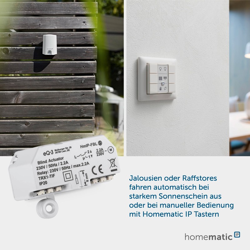 Homematic IP Switch Actuator and Meter