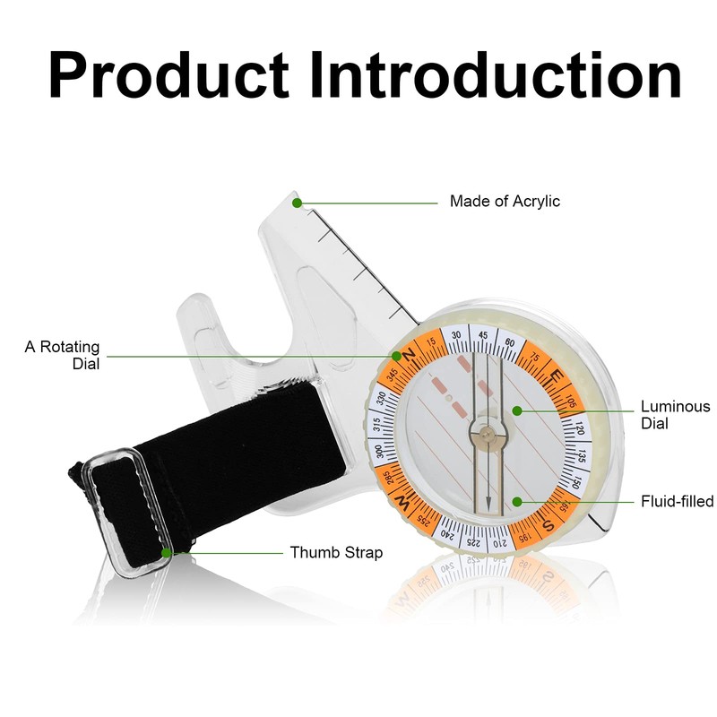 Orienteering Thumb Compass Basic Aim Elite Training Competition Race Compass