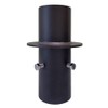 Durable Steel Pole Top Reducer, Reduce 4" or 5" Round