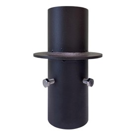 Durable Steel Pole Top Reducer, Reduce 4" or 5" Round Light Pole into 3" OD Round Pole, Outdoor Light Fixture Mount Bracket for Flood Lighting