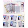 GOKEI Seal Notebook, A5 Clear, Glitter Binder (1 main unit,