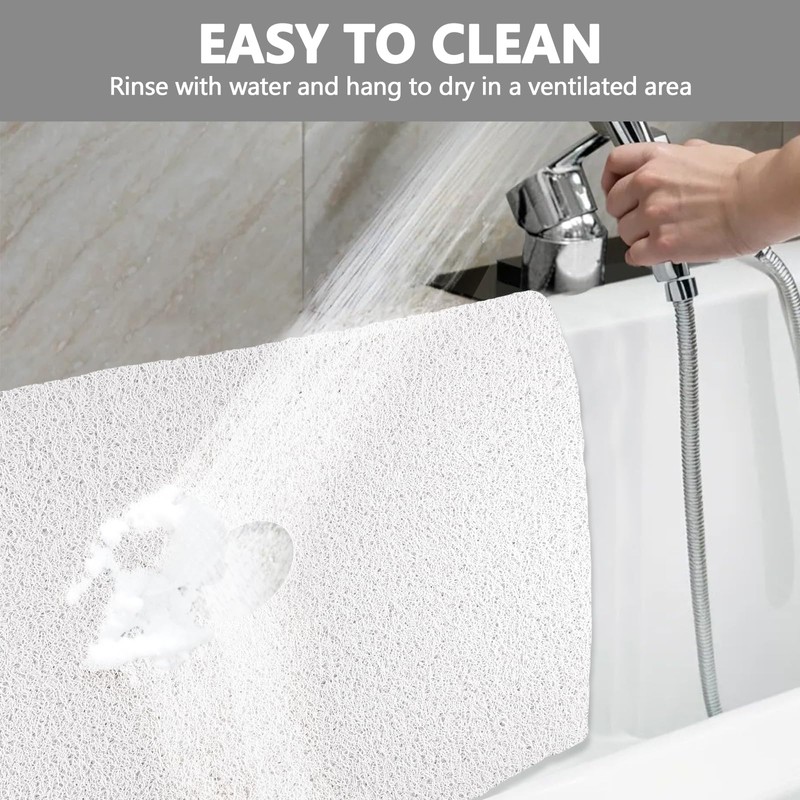 Square Shower Mat Non Slip: 36 x 36 Inch Extra