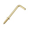 sourcing map Screw Hooks Ceiling Hooks Self-Tapping Screw-In Hooks with