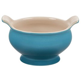 Le Creuset Stoneware Heritage Soup Bowl, 20 oz., Caribbean
