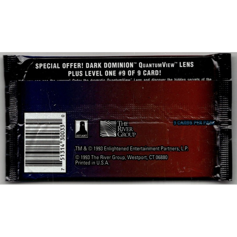 1993 Dark Dominion Zero Issue Trading Cards Booster Pack Art