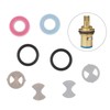 8pcs Ceramic Disc Silicon Washer Insert Turn Replacement Accessories Tools