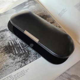 Multi 3in1 car air freshener and sunglasses case parking license plate Benz parking license plate black/English pear & freesia