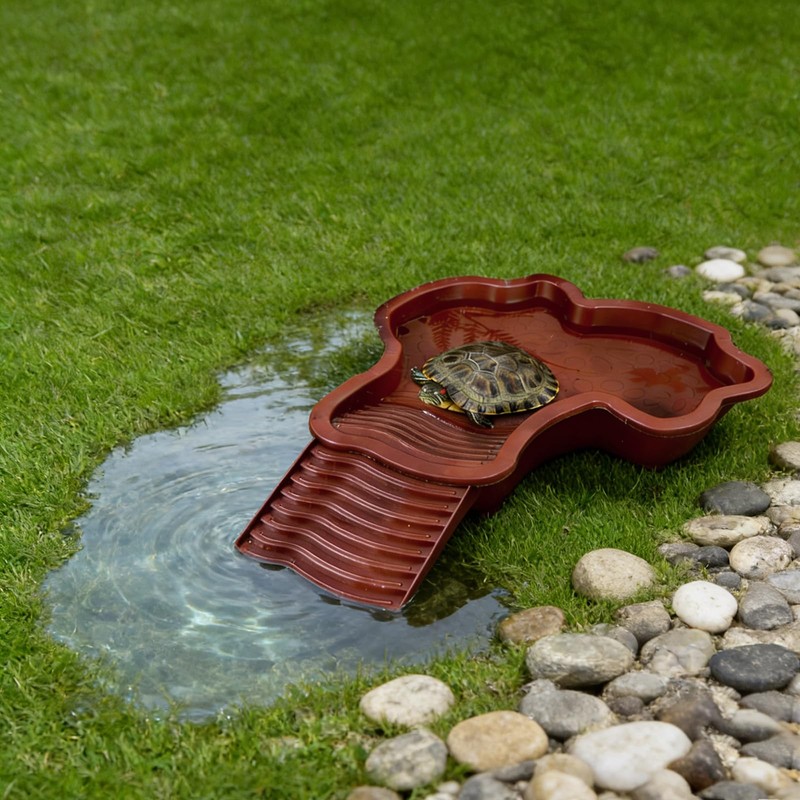 Small Water Dish Plastic Reptile Bathing Pool， Thickened Non-Slip Feeding
