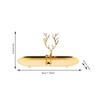 Zerodeko Elk Jewelry Tray Key Tray Bathroom Tray Animal Sculptures
