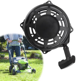 SRJEQC Pull Starter for Briggs Stratton Replacement Parts, Pull Starter for Briggs & Stratton Replacement Parts Lawnmower Hand Starter, Pull Starter for 497680 498144 Replacement for Lawnmower Motor