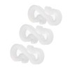150Pcs S Shaped Hooks Sturdy Durable Plastic Dual Ends Multipurpose