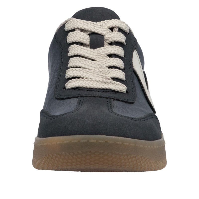 Rieker Low Trainers, White, Blue 15, 41 EU