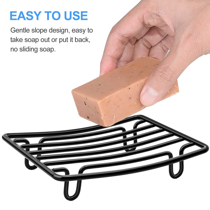 GUUKAR Bar Soap Dish Holder for Shower Bathroom Stainless Steel