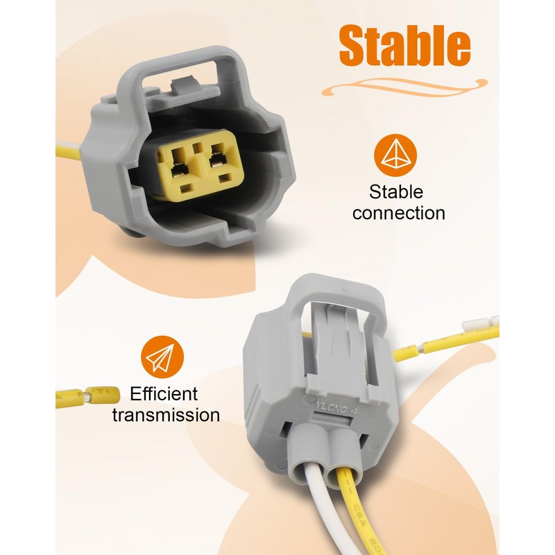 Cylinder Head Temperature Sensor with Connector Pigtail Harness Replace 8S4Z6G004A