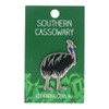 Red Parka Enamel Pin - Cassowary