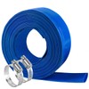 Eastrans 2.5" x 50 FT Pool Backwash Hose,Flat 4 inch