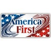 Patriotic America First License Plate