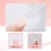 JEWHITENY Poly Extension Gel Nail Set Clear Pink Poly Nail