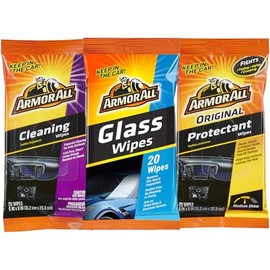 Armor All Wipes 20 Wipes in a Pouch (Protectant, Cleaning and Glass)