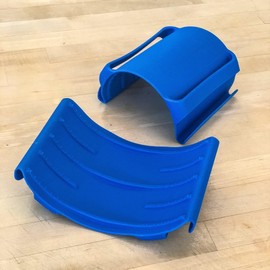 GRIPmitt Silicone Kitchen Mitt 2-Pack Set (Small/Medium, Blue)